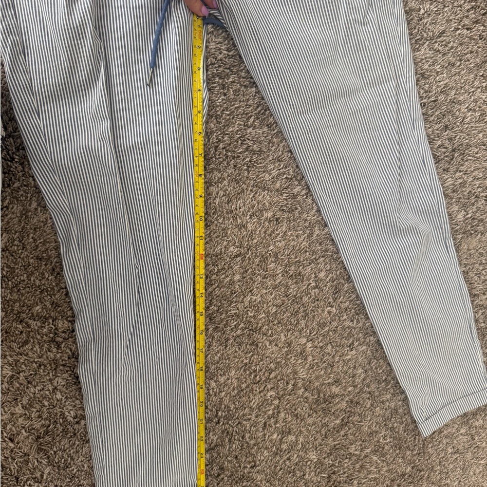 Striped Blue & White Pants - Picture 7 of 7